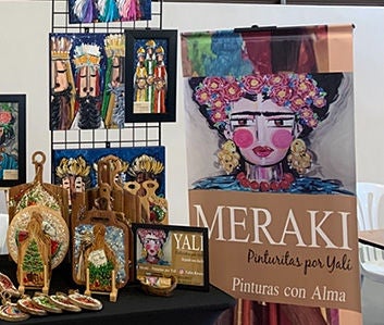 handcrafts and paintings