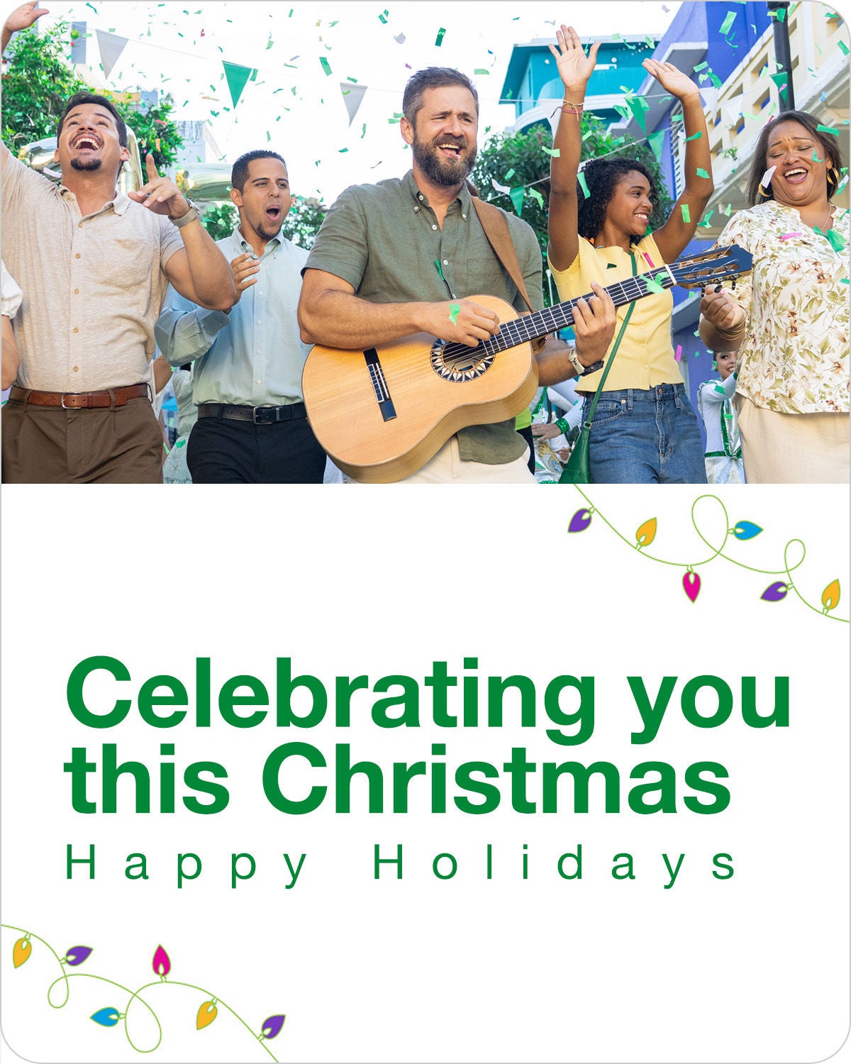 People Celebrating  christmas