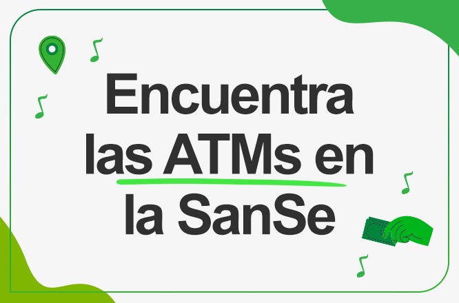 Encuenta las ATMs en La Sanse