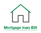 House with Mortgage Loan BVI text.