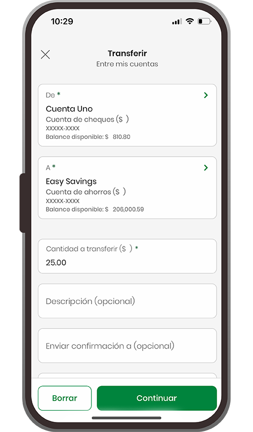 Tu Banca Digital Funcionalidades